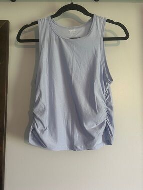 Old Navy Light Lavender Ruched Side Tank